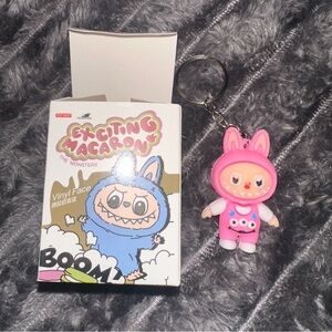 Exciting Macaron Labubu- Mini Keychain